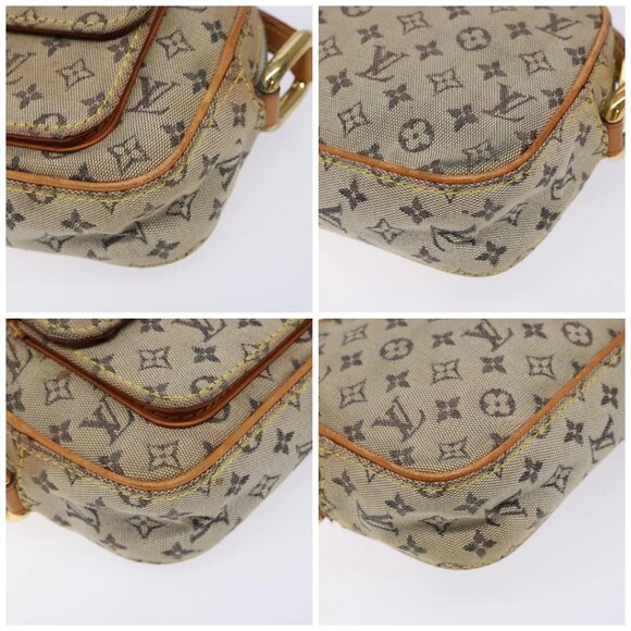 LOUIS VUITTON Monogram Mini Juliet MM Shoulder Bag Blue M92004 LV Auth BA4861 - Picture 14 of 16
